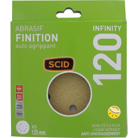 Auto-Klettscheibe ø 125 mm, 8 Löcher, 120,5