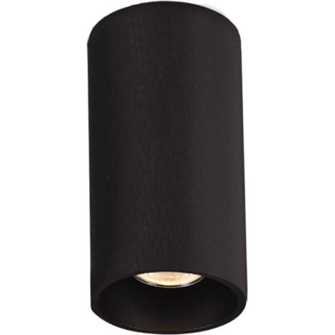 Spot plafond noir tube métal loft Kaja ALU K-4234 GU10 (1/2)