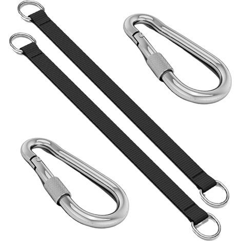 2 Pièces 50cm Sangle Hamac, Corde Balancoire Exterieur, Corde Hamac Peut Supporter Fixation Robuste pour Chaise Suspendue, Yoga Aérien, Jardin, Arbre, Poutre Ou Terrasse (1/5)
