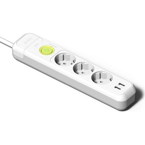 Base multiple anglaise + Câble 3 prise interrupteur 13 A 250 V (1/5)