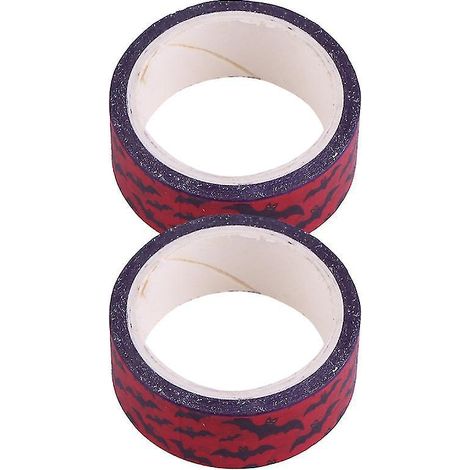 2 Rollen Halloween-Papierklebeband für Halloween-Dekorationen