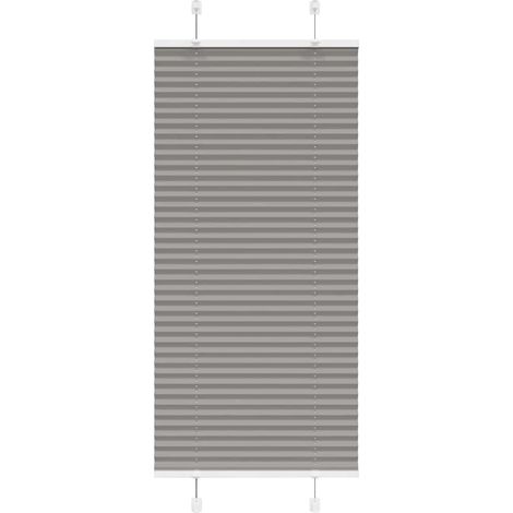 Maison Exclusive - Estor Plisado Antracita 60x100 cm Tela Ancho 5