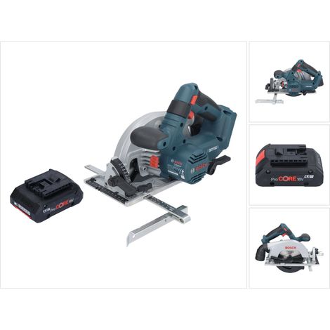 Bosch GKS 18V-57-2 Professional Akku Handkreissäge 18 V 165 mm Brushless + 1x ProCORE Akku 4,0 Ah - ohne Ladegerät (1/5)