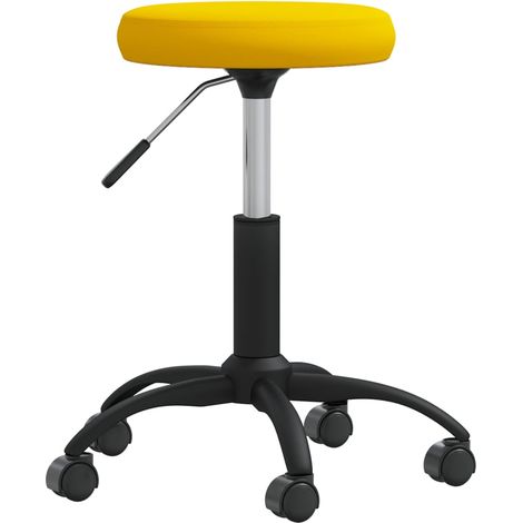 Maison Exclusive - Bürostuhl Drehbar Senfgelb Samt