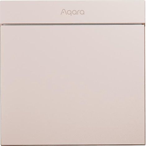 Aqara Smart Wandschalter H1M Neutral MARS-Tech Funk-Lichtschalter mit Zigbee 3.0 Mehrfachsteuerung – 1 Taste – Rosa