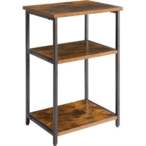 Tables d’appoint,Bouts de canapé,3 Niveaux,Marron TMJ402H (1/5)