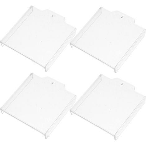 Bouton-poussoir de protection incendie transparent pour arrêt d'urgence (lot de 4) (1/5)