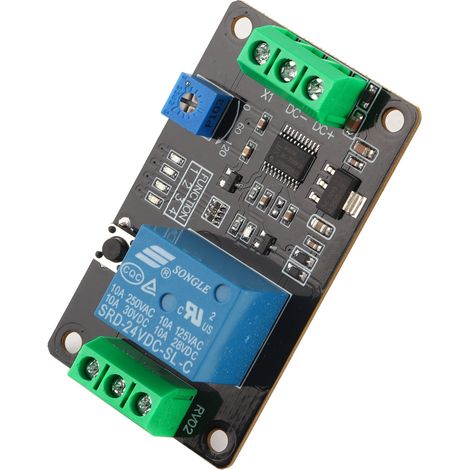 Relais temporisé à verrouillage automatique, temporisation marche/arrêt, circuit intégré Super 555, 24 V CC (1/5)