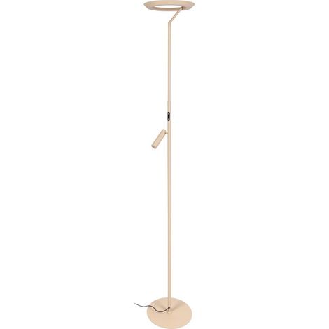Lampadaire de conception Celeste brun sable Ø 28cm avec lumière de lecture - 03745/25/41 (1/3)