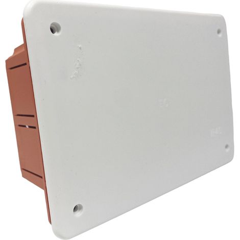 2 Scatola di derivazione cassetta da incasso con coperchio e viti scatola per apparecchiature elettriche IP40 196x152x70 mm (1/5)