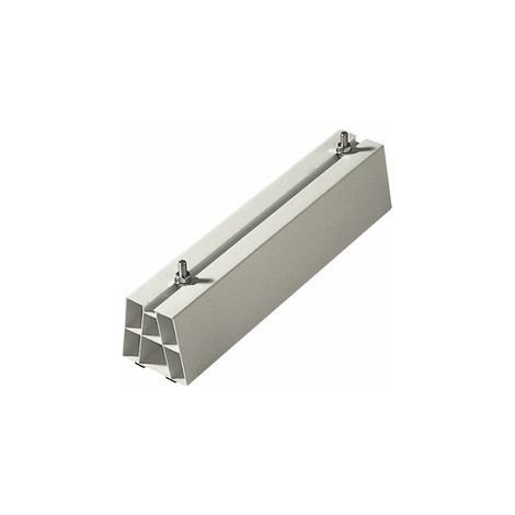 Supporto a terra plastica bianca 450x80x80 con 4 viti