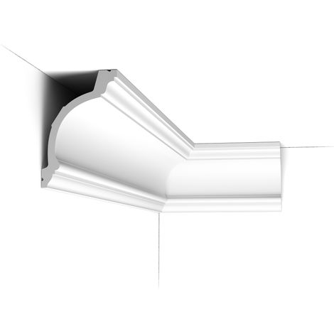 C217 Corniche plafond Orac Decor - 10,5x15,5x200cm (h x p x L) - moulure décorative polyuréthane Carton 8 pièces (1/5)