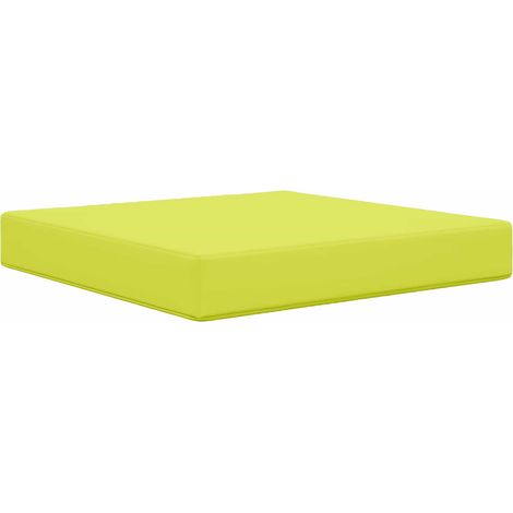 Cojín para sofá de exterior Verde 60 x 60 x 8 cm Poliéster vidaXL