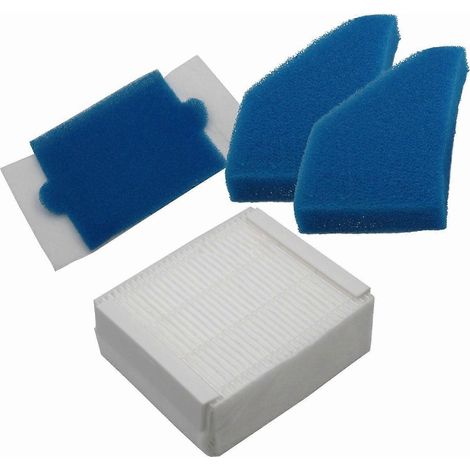 Kit de filtres pour aspirateurs compatibles avec Thomas Aqua + Multi Clean X8 Parquet, Aqua + Pet & Family, Perfect Air Animal Pure As (1/2)