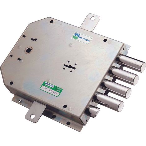Mottura SERRATURA PORTE BLINDATE APPL. D/M 4M+S TRIP. Art. 50.555 E.63 Dx