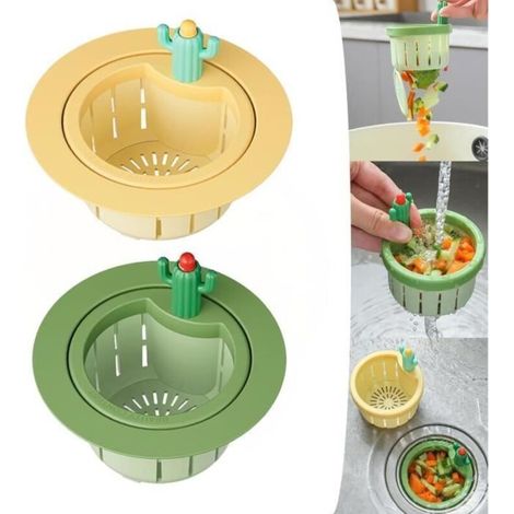 Kitchen sink drain strainer,Crépine et bouchon de vidange d'évier de cuisine Cactus,cactus sink drain strainer,press automatic (1/4)