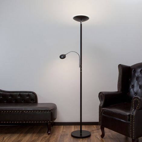 [GEBRAUCHT] Lindby Deckenfluter Malea Mit Led + Lesearm Lampe Leuchte Ip20 5 W 230 V Schw597 B-Ware