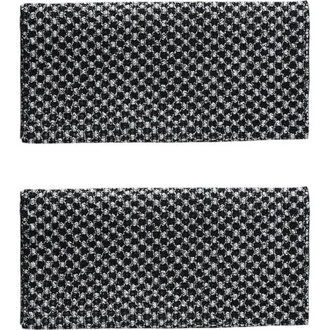 Gants de nettoyage du dos, idéaux pour la maison, les voyages, le spa, le nettoyage de la douche et les soins de la peau, lot de 2, noirs.