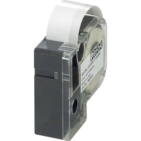Phoenix Contact 803972 MM-EML (EX18)R C1 WH/BK Etichette per stampante a trasferimento termico Tipo di montaggio: colla
