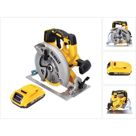 DeWalt DCS 570 Akku Handkreissäge 18 V 184 mm Brushless + 1x Akku 2,0 Ah - ohne Ladegerät