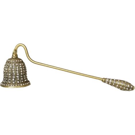 Extintor de velas de aleación de zinc con diseño vintage y diamantes de imitación. Extintor portátil para mechas largas. Extingue incendios de fo (1/4)