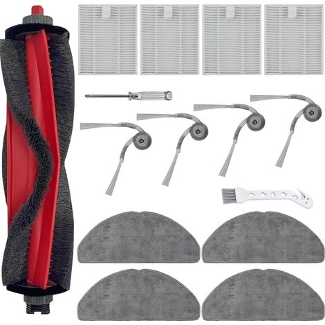 Kit Accessoires Robot Aspirateur - 13 Pièces - Silicone Et Microfibre - Filtre HEPA Et Brosse - Pour Roborock Q7 M5 L5 (1/5)