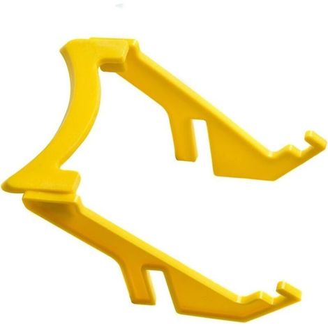 Support de seau pour miels d'abeilles, support de poignée en plastique pour verser facilement les miels, outil de nettoyage pour apicults, support de seau en plastique