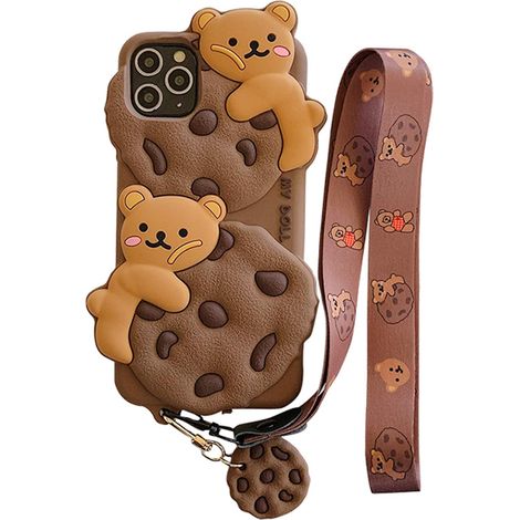 iPhone 15 Pro Max Hülle – Niedliche Hülle mit Kawaii-Lanyard und Schlüsselanhänger