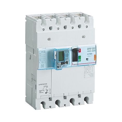 Legrand 420425 Leistungsschalter dpx³ 250 - elektro diff mit Messeinheit - 25 ka - 4p - 100 a