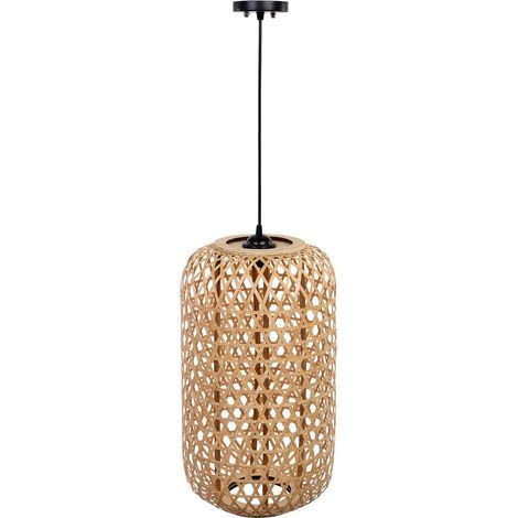 Lampara de techo de bambu D31x55 (1/5)