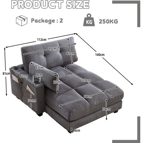 Fauteuil Palmensessel. Assises en velours, poignées de porte à des coussins qui se déplacent facilement.Ce fauteuil convient parfaitement pour un salon ou une chambre à coucher. Couleur grise. (1/5)
