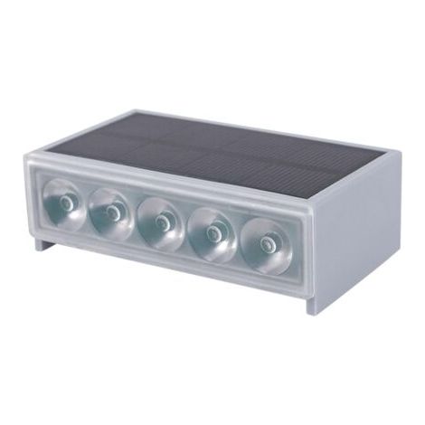 Lampes de marche à énergie solaire, lampes solaires pour marches Lumières d'escalier extérieures à LED IP65 étanches,Lumières d'escalier extérieures intelligentes de contrôle de la(6 pcs ) (1/5)