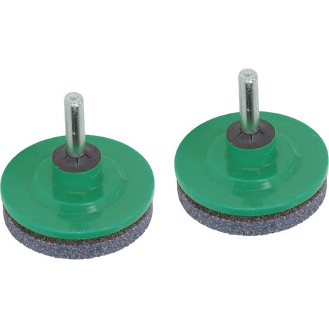 Affûteurs de lames de tondeuse à gazon en acier inoxydable et ABS, accessoires pour lames de perceuse, pour jardin et cour, vert (1/5)