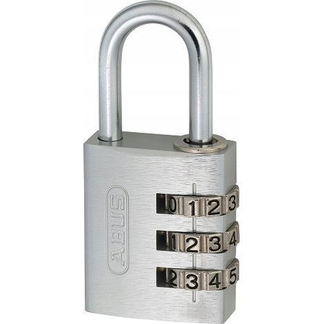 Candado de combinación Abus 724/30, código variable, color plata. (1/5)