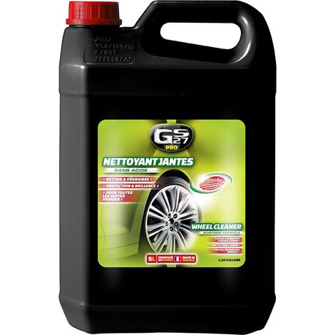 Nettoyant jantes concentré 5L – Ultra dégraissant sans acide – Finition brillante pour jantes vernies – Utilisation manuelle et haute pression – Gs27 (1/3)