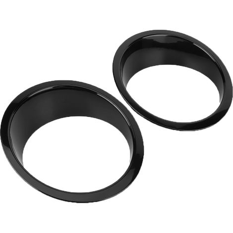 Bandes de garniture noires pour phares (paire) pour les modèles Jeep Wrangler 2007-2017. (1/5)