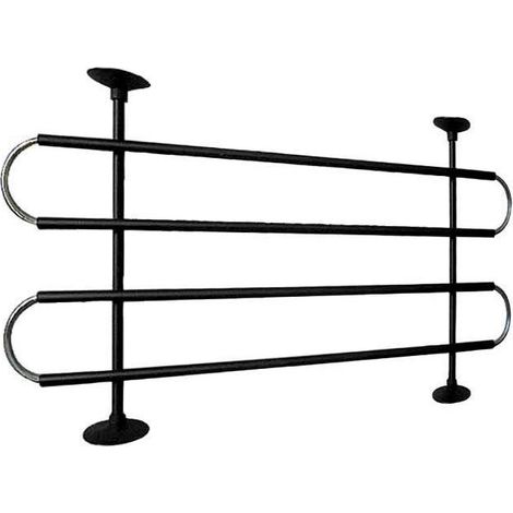 Universelle Trennwand für Hunde, Tierschützer für Autos, ausziehbar von 83 bis 140 cm und Höhe von 40 bis 79 cm
