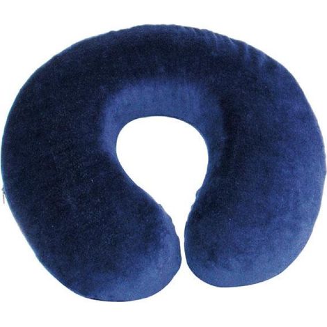 Coussin anatomique latex tour de cou - effet memoire bleu