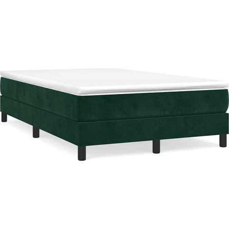 Maison Exclusive - Boxspringbettgestell Dunkelgrün 120x200 cm Sam
