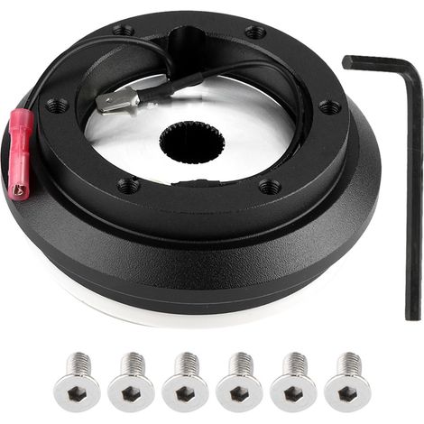 Kit adaptateur à dégagement rapide pour moyeu de volant de voiture en alliage d'aluminium Honda (1/5)