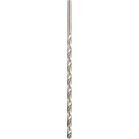 Foret hélicoïdal extra long en acier rapide de 6 mm, foret hélicoïdal à tige droite de 200 mm (1/4)