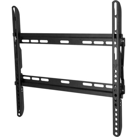 Support Mural TV - 26 À 47 Pouces - Distance Mur 27 Mm - Charge Max 40 Kg - Compatibilité Vesa Jusqu'à 400x400 Mm - Noir (1/2)