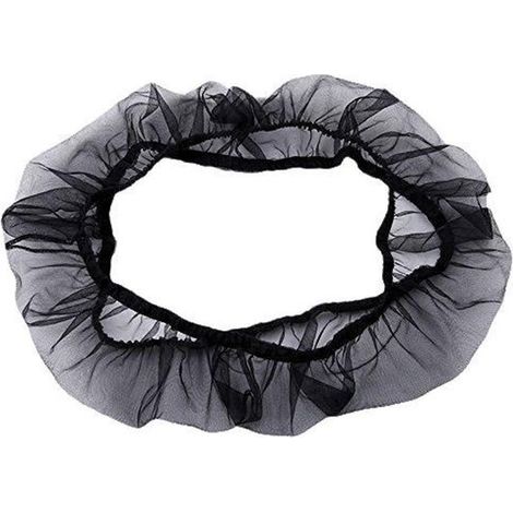 Housse de Cage à Oiseaux - Attrape-Graines - Filet à Graines - Nylon - Accessoires de Cage à Oiseaux - Pour Perruche, Inséparable, Perroquet, Protection Filet - Circonférence 110-140 CM - Zwart (1/5)