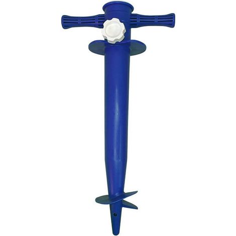 Marbueno Pincho de Parasol Plastico Color Azul 32x16,5x6,5 Playa