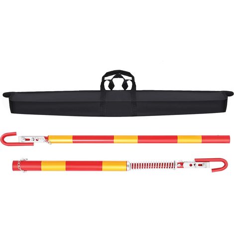 HAUTOUR Poteau de Remorquage 2 Sections 5T en Fer, Force de Traction 11023 lbs, pour Voiture SUV Véhicule Tout‑Terrain Minivan, Usage Atelier Usine et Domestique (1/5)