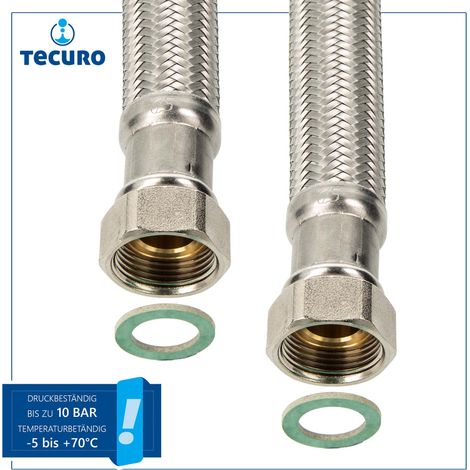 Heizung Verbindungsschlauch 1 1/4 ÜWM x 1 1/4 ÜWM x 500 mm (keine DVGW-Zulassung) (1/2)