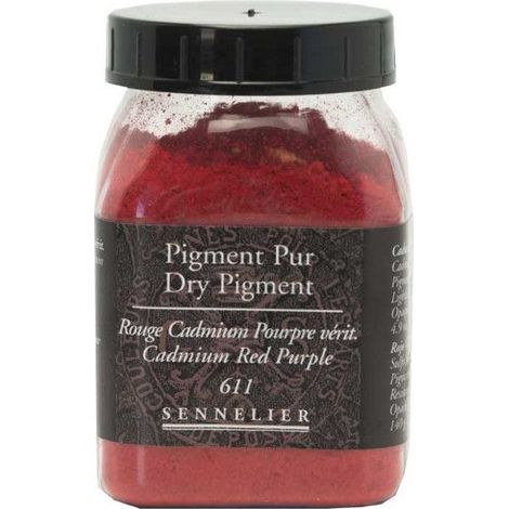 Pigment - SENNELIER - Rouge de Cadmium pourpre véritable - Pot 200 ml - Haute qualité - Création de teintes (1/3)