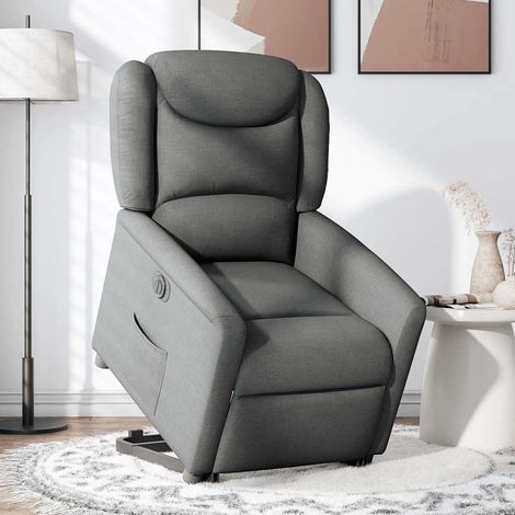 Maison Exclusive - Relaxsessel mit Aufstehhilfe Elektrisch Dunkel