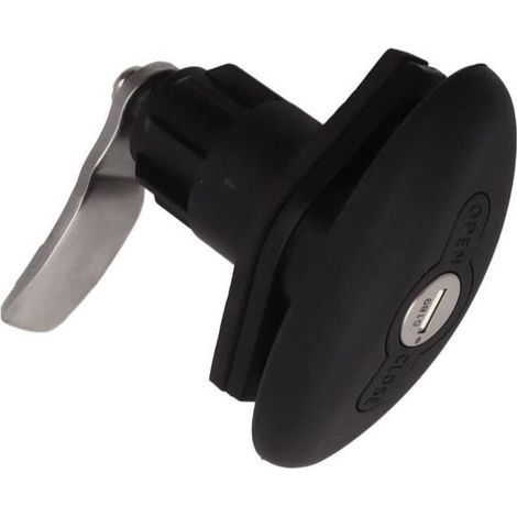 Mothinessto Serrures de boîte à outils pour camping-car Verrou de boîte à outils pour camping-car, 32mm, noir, moteur bateau (1/4)