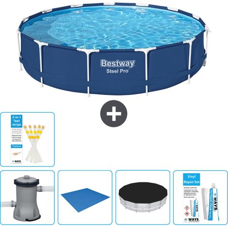 Bestway Piscina Bestway Steel Pro Rotonda - 396x84 cm - 8-pezzi  S22754